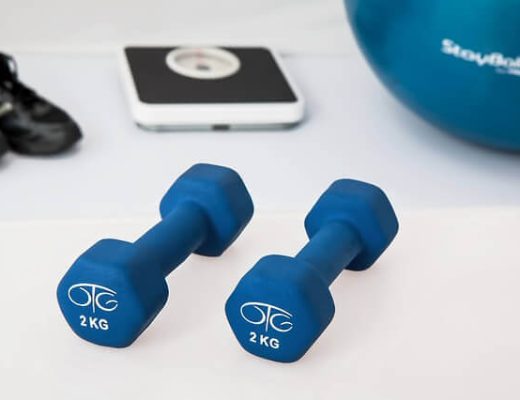 Hantle ze sklepu fitness